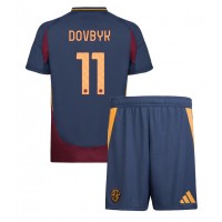 Camisa de time de futebol AS Roma Artem Dovbyk #11 Replicas 3º Equipamento Infantil 2024-25 Manga Curta (+ Calças curtas)